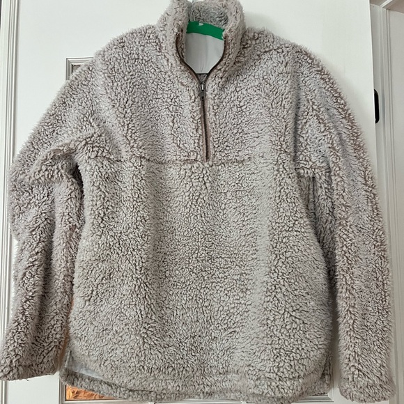 Thread & Supply Sweaters - Thread & Supply Half zip Sherpa Pullover